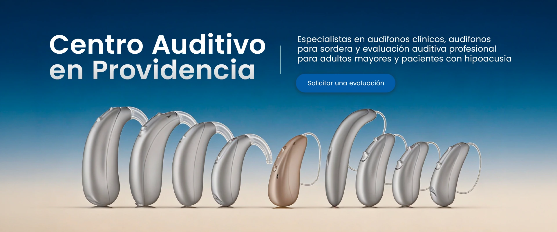 Centro Auditivo en Providencia. Especialistas en audífonos clínicos y evaluación auditiva profesional.