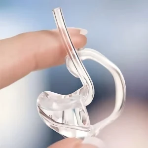 Molde transparente para audífono clínico